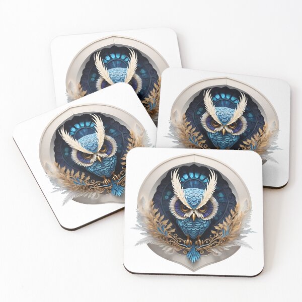 Item preview, Owl in dark night designed and sold by BotunPeony.