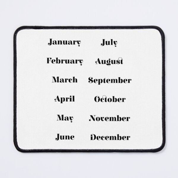 Item preview, 12 Months Lettering for Bullet Journaling and Planning designed and sold by posterful.