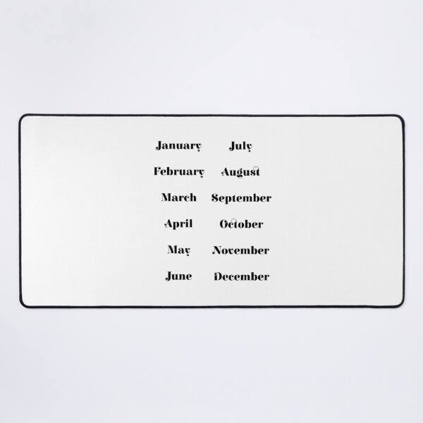 Item preview, 12 Months Lettering for Bullet Journaling and Planning designed and sold by posterful.