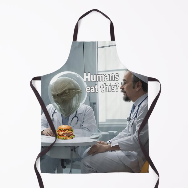 Aperçu de l'œuvre Les humains mangent ça ? créée et vendue par Surreallytee.