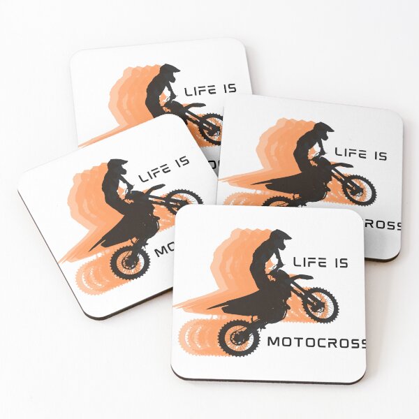 Aperçu de l'œuvre LA VIE EST MOTOCROSS créée et vendue par snapacrab.