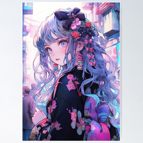 Beautiful Asian Hentai - Cute Anime Girl Posters for Sale | Redbubble