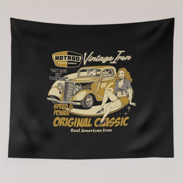 Item preview, Classic Hot Rod Vintage Car designed and sold by dpi-print.
