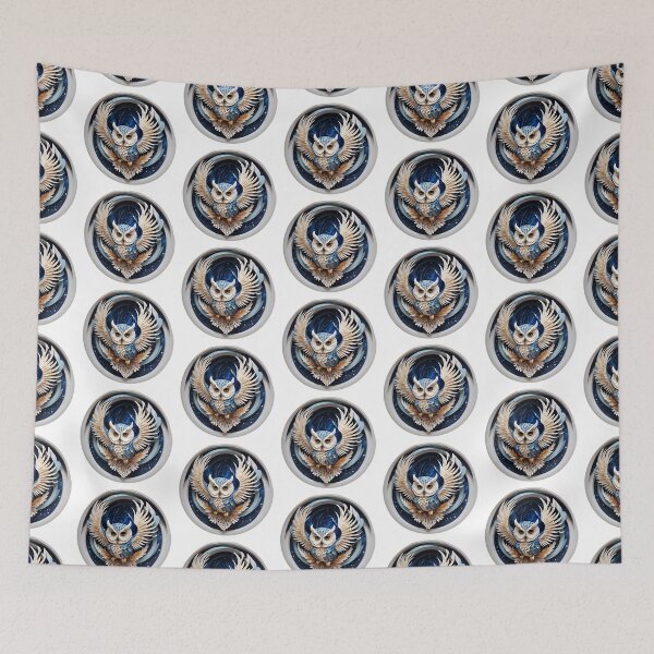 Item preview, Owl in dark night designed and sold by BotunPeony.