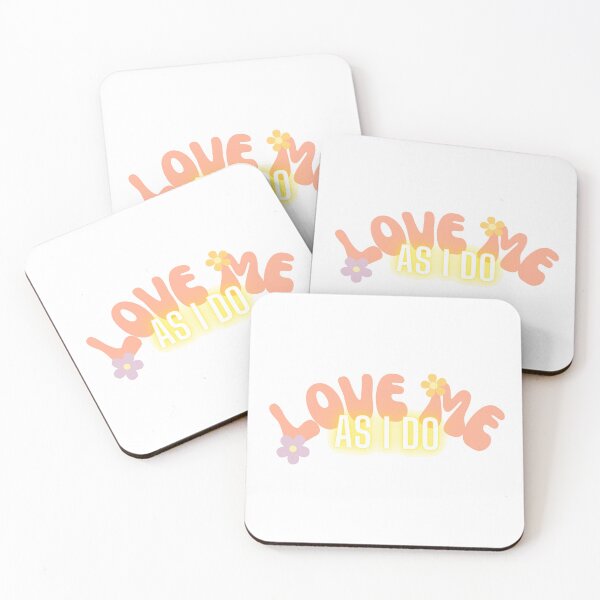 Item preview, LOVE ME as I DO: 2023 Trendy Rainbow Style Flowers Quotes  designed and sold by IllustrIt.