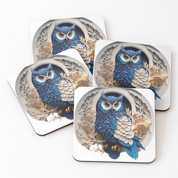 Item preview, Owl in dark night designed and sold by BotunPeony.