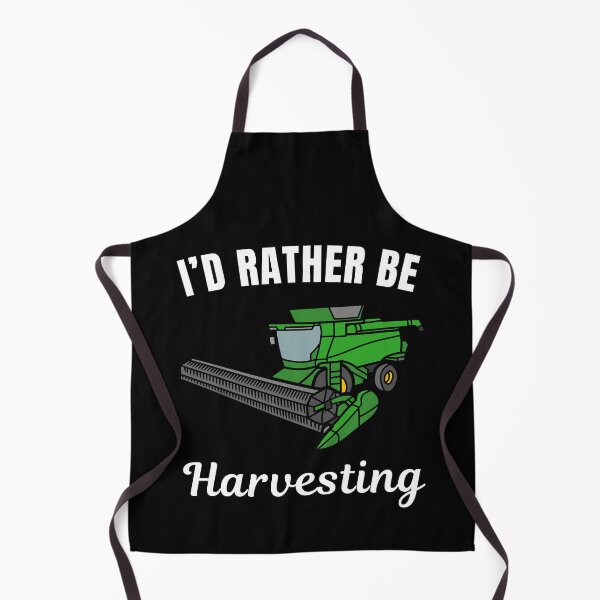 Item preview, I'd rather be harvesting, funny farmer life saying designed and sold by NBSStore.