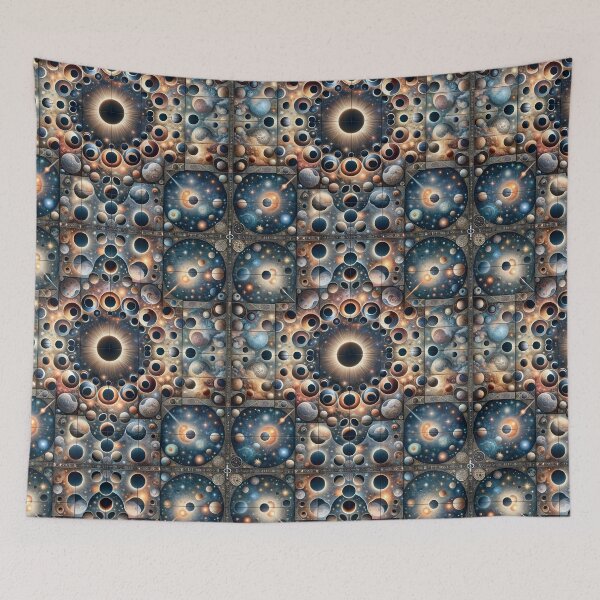 Item preview, Color Circular Cosmic Eclipse Pattern designed and sold by nagol10h.