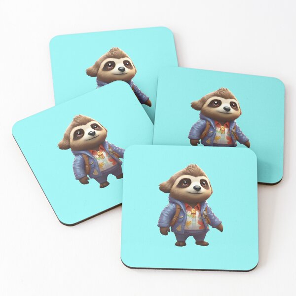 Item preview, winter cute sloth designed and sold by DigiArtFusion.