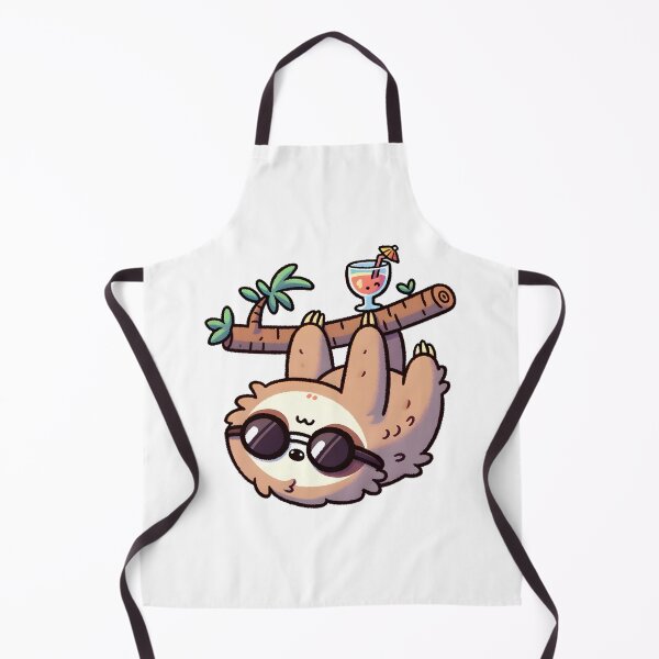 Item preview, Sloth Chillin' with Tropical Drink designed and sold by UmbrellaStudio1.