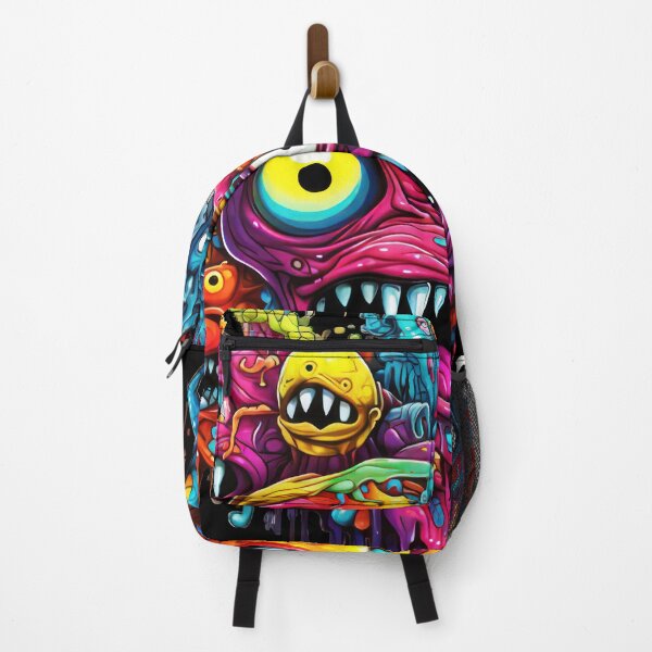 Artikelvorschau, Puppet Bad Trip, Creature Designs, Acid Smile, Psychedelic Fashion, Acid Puppet, Trippy Styles, Lustiges Monster entworfen und verkauft von psytrancedesign.