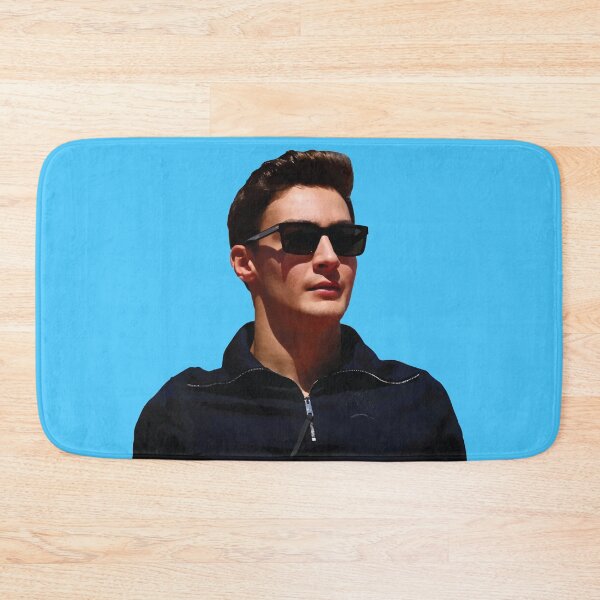 Item preview,  George F1 Driver smiling with Sunglasses Lewis Hamilton's Teammate designed and sold by FormulaGTee1.