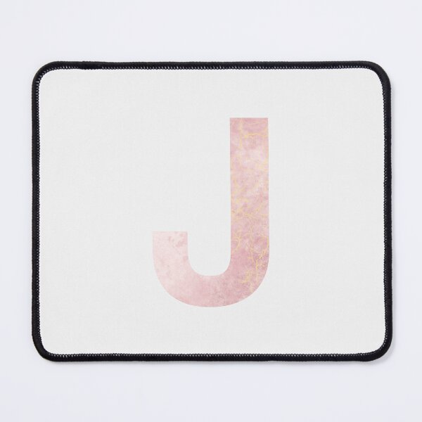 Item preview, Initial J with pink marble effect designed and sold by alessiazoe.