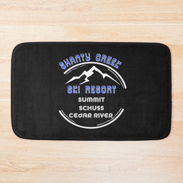Item preview, Shanty Creek Resort, Michigan. White text. Gift Ideas For The Ski Enthusiast. designed and sold by LindaLG.