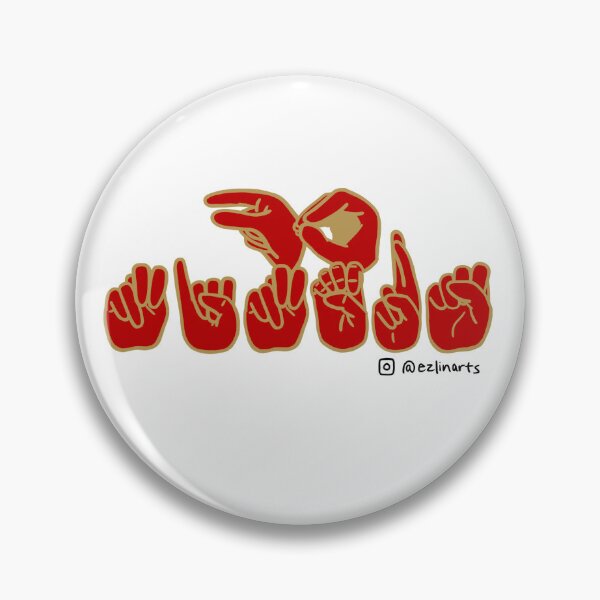 Artikelvorschau, San Francisco 49ers „Go Niners“ in ASL entworfen und verkauft von Ezlinarts.