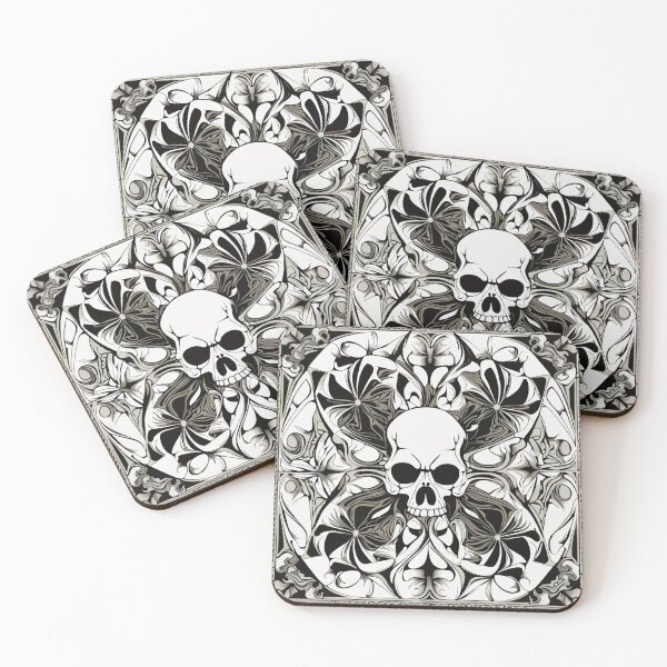 Item preview, Skull and Butterfly 3 designed and sold by WastelandsEdge.