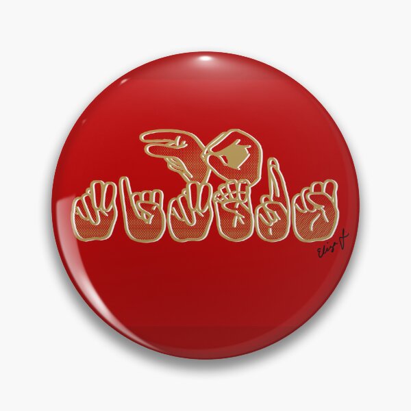 Artikelvorschau, San Francisco 49ers „Go Niners“ in ASL entworfen und verkauft von Ezlinarts.