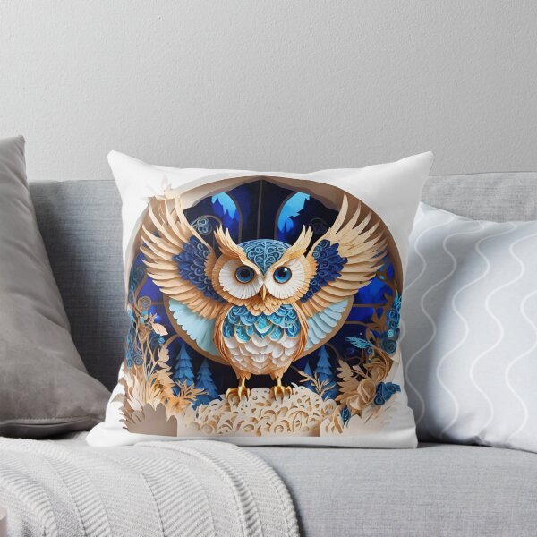 Item preview, Owl in dark night designed and sold by BotunPeony.