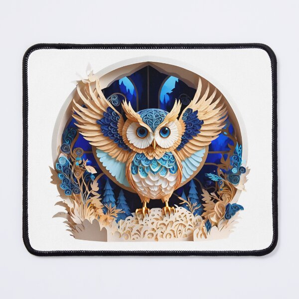 Item preview, Owl in dark night designed and sold by BotunPeony.