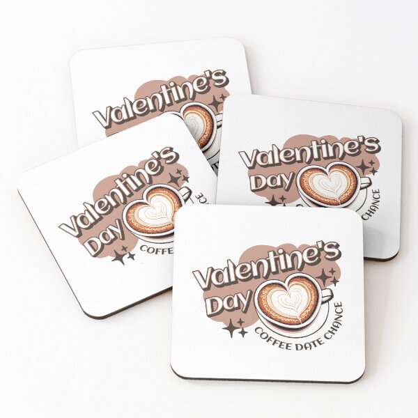 Item preview, Coffee date valentines designed and sold by Graffik-Peeps.