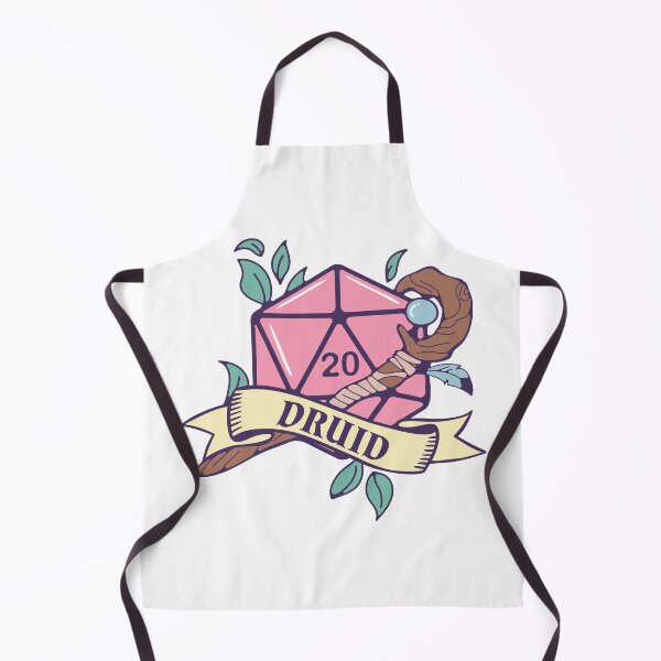 Item preview, DnD Druid D20 designed and sold by sunburstrpg.