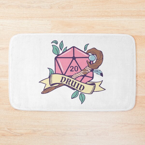 Item preview, DnD Druid D20 designed and sold by sunburstrpg.