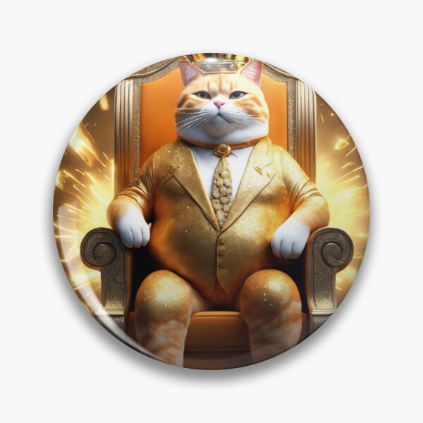 Item preview, King cat rich cat designed and sold by nimnaree.