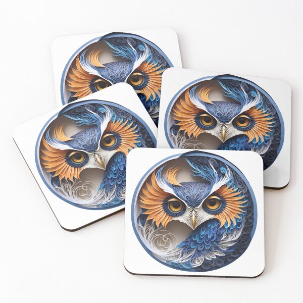 Item preview, Owl in dark night designed and sold by BotunPeony.