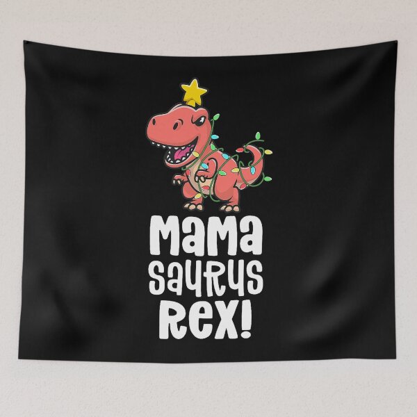 Item preview, Mama Saurus Rex Mom Christmas Family Matching T-Rex Dinosaur designed and sold by SpeedyPrints.