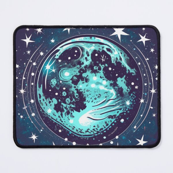 Item preview, moonchild Cancer zodiac blue moon pattern designed and sold by CosmoShopBG.