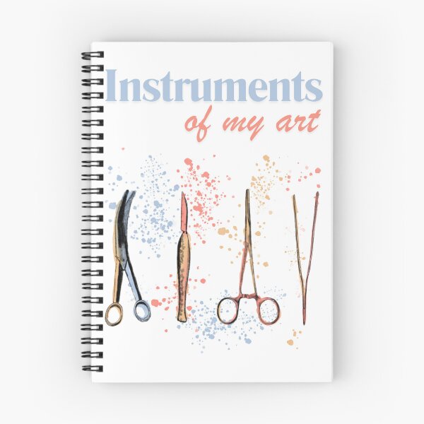Item preview, Surgical instruments, medical symbols for surgeons, students of Medicine and healthcare workers, vibrant watercolor designed and sold by Drawmecute.