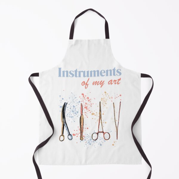 Item preview, Surgical instruments, medical symbols for surgeons, students of Medicine and healthcare workers, vibrant watercolor designed and sold by Drawmecute.