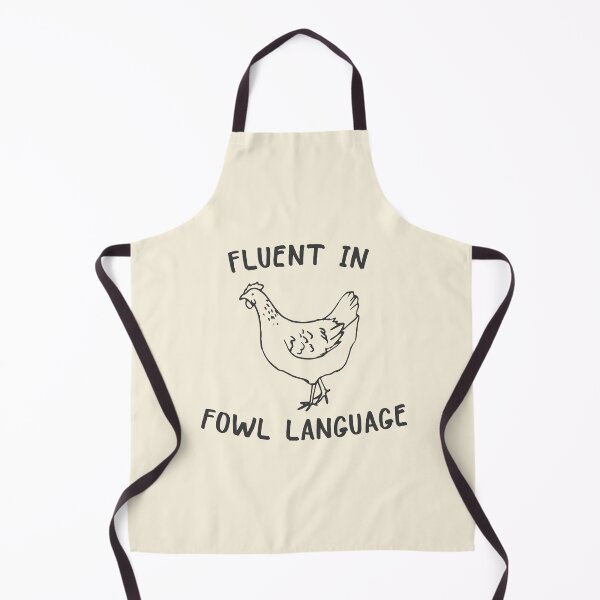 Item preview, Funny Chicken - Fluent in Fowl Language Gift for Chicken Lover - Farmer Crazy Chicken Lady Country Girl designed and sold by zackup.