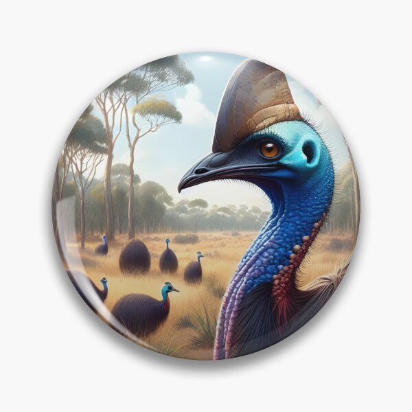 Item preview, Cassowary wildlife Australia designed and sold by RubisLeaf.