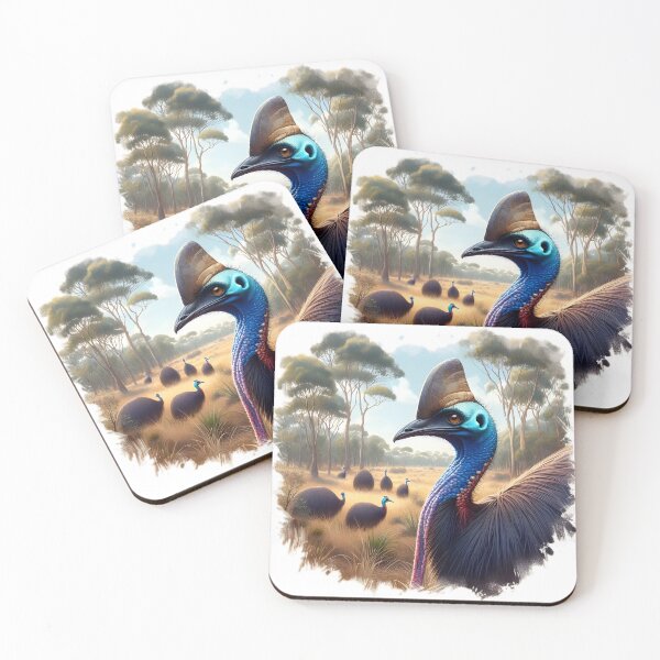 Item preview, Cassowary wildlife Australia designed and sold by RubisLeaf.