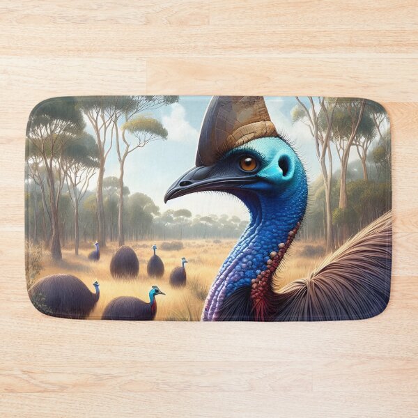 Item preview, Cassowary wildlife Australia designed and sold by RubisLeaf.