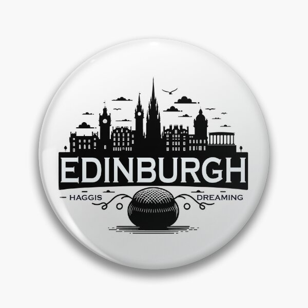 Item preview, Edinburgh Haggis Dreaming Skyline - Scottish Foodie Design Scottish Haggis Fun Gift designed and sold by MAPDDesigns.