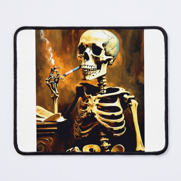 Item preview, Skeleton smoking a cigar designed and sold by BTFI.