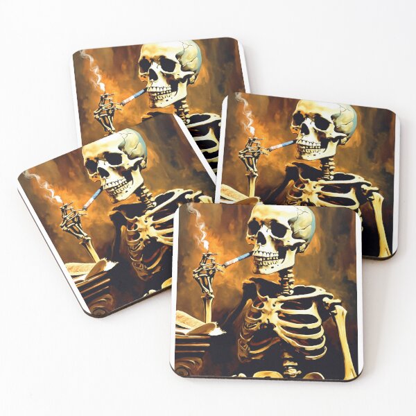 Item preview, Skeleton smoking a cigar  designed and sold by BTFI.