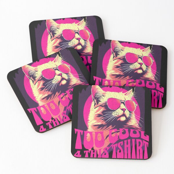 Item preview, Cool cat wearing sunglasses designed and sold by NeuraVibe.