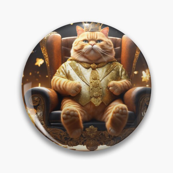 Item preview, King cat rich cat happy cat  designed and sold by nimnaree.