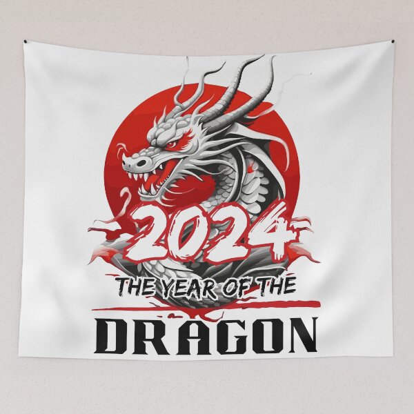 Item preview, Chinese New Year 2024, the year of the dragon, chinese new year dragon 2024 designed and sold by QuirkyTease.