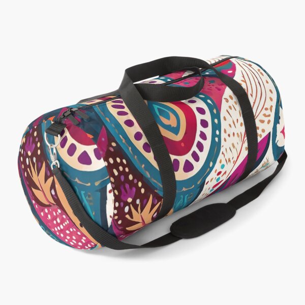 Item preview, boho style traditional colorful fabric pattern design designed and sold by ironpalette.
