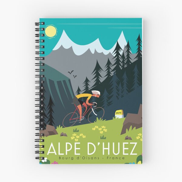 Item preview, Alpe D'Huez Cycling poster designed and sold by Gary Godel.