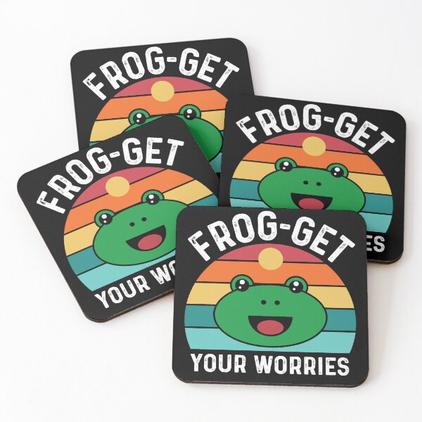 Item preview, Frogget Your Worries - Funny Frog Pun designed and sold by Sunserize Designs.