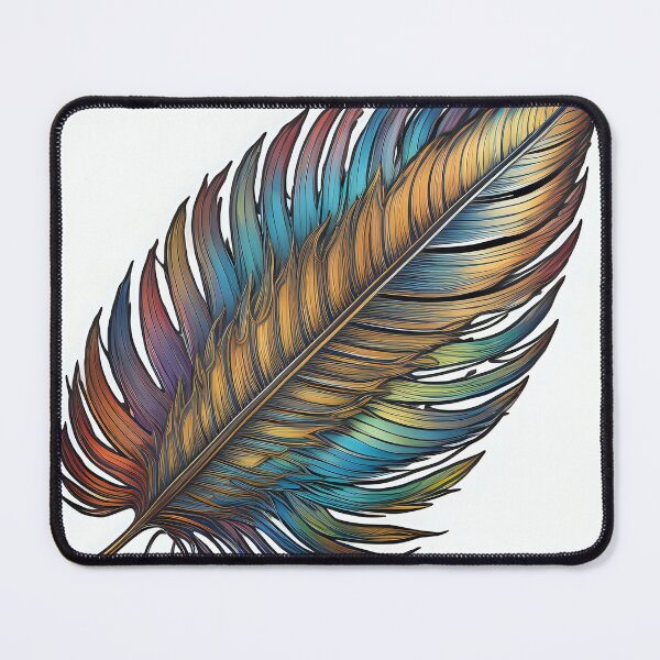 Item preview, Colorful feather designed and sold by greygoul.