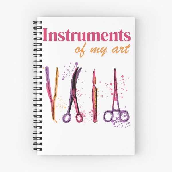 Item preview, Surgical instruments, medical symbols for surgeons, students of medicine and healthcare workers, vibrant watercolor designed and sold by Drawmecute.