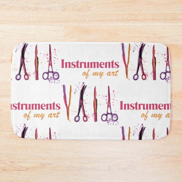 Item preview, Surgical instruments, medical symbols for surgeons, students of medicine and healthcare workers, vibrant watercolor designed and sold by Drawmecute.