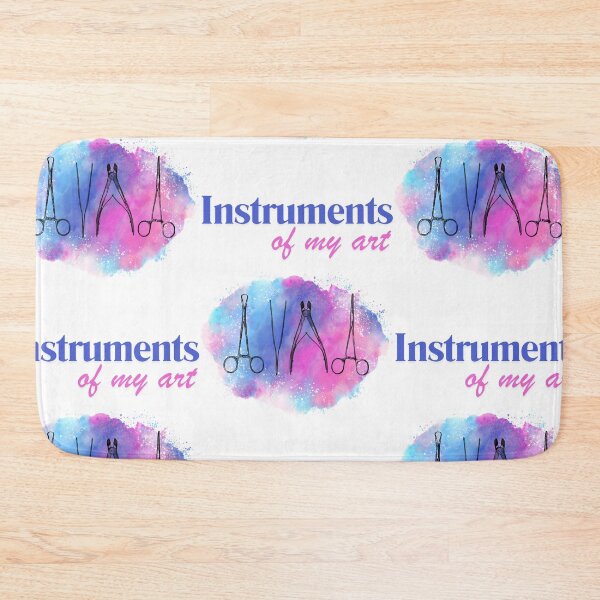 Item preview, Surgical instruments, medical symbols for surgeons, students of medicine and healthcare workers, vibrant watercolor designed and sold by Drawmecute.