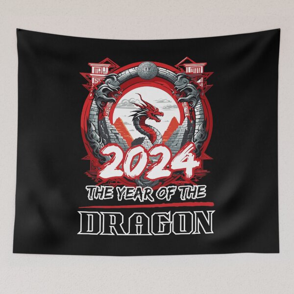 Item preview, Chinese New Year 2024, the year of the dragon, chinese new year dragon 2024 designed and sold by QuirkyTease.